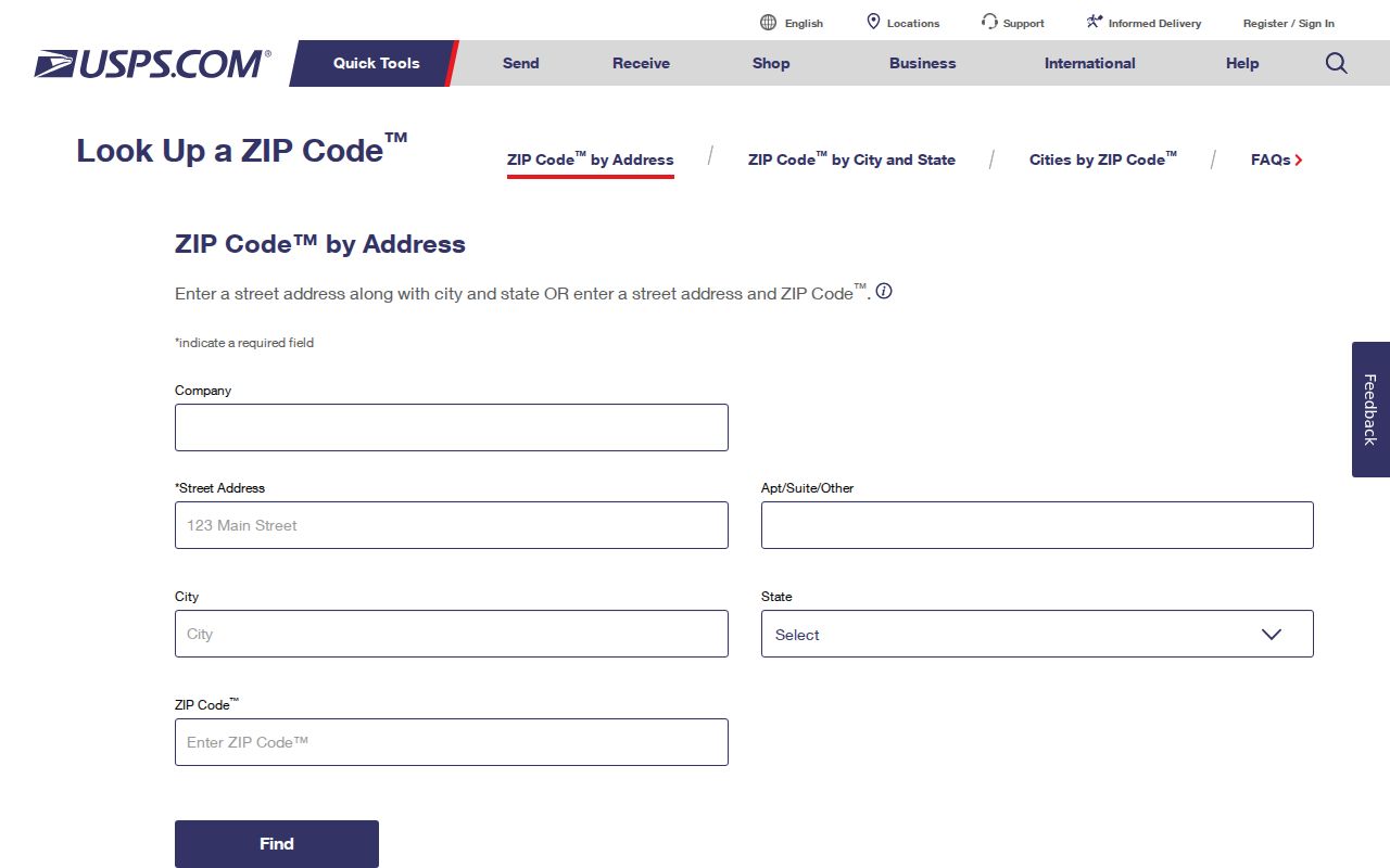 Manteca ZIP code directory USPS address lookup